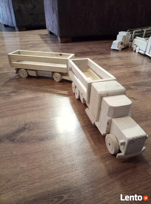 Auto drewniane ciężarówka zabawka