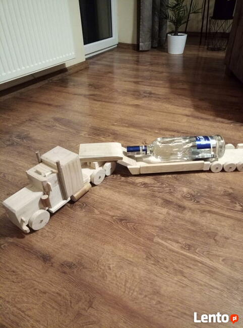 Auto drewniane ciężarówka zabawka