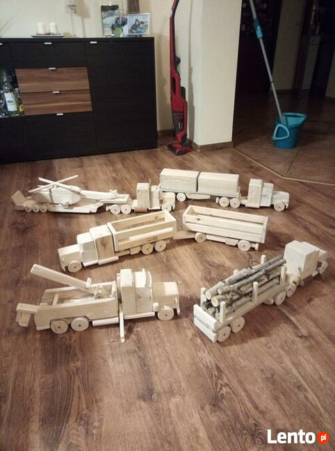 Auto drewniane ciężarówka zabawka