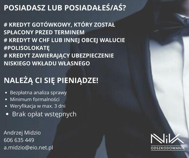 -PRACA-PRACA- Agent ds. Odszkodowan