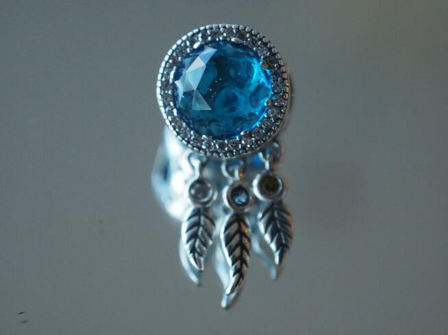 Charms koralik zawieszka Pandora ananas fasetka murano szkło