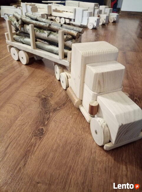 Auto drewniane ciężarówka zabawka