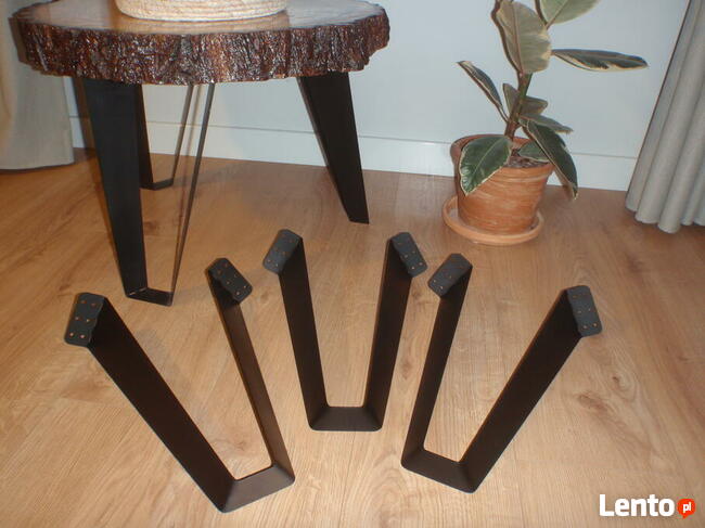 Stolik kawowy nogi MKR Cosmic 35 loft do stolika kawowego