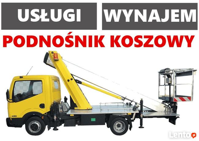 Wynajem podnośnika koszowego 23 m zwyżka usługi podnośnik ko