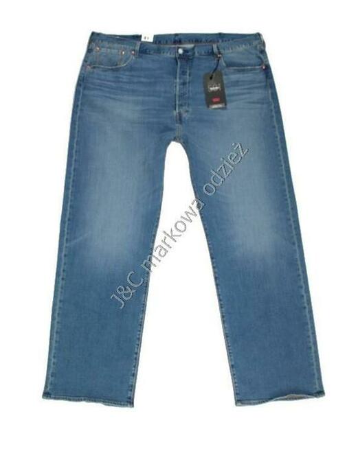 Oryg. męskie jeansy Levis 501 dla wielkiego faceta W50/L34