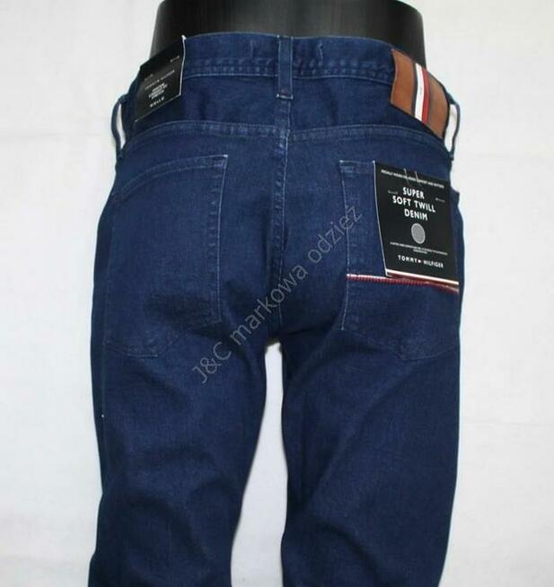 Oryginalne męskie jeansy Tommy Hilfiger Denton Str. W33/L32