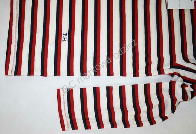 Oryginalna damska bluzka Tommy Hilfiger szt. jedwab 100% - M