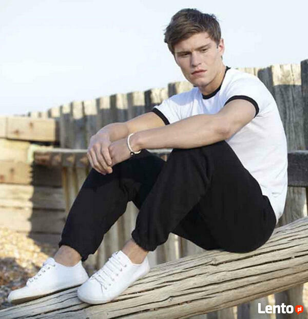 Spodnie dresowe ściągacz czarne FRUIT of the LOOM Warszawa