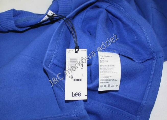 Oryginalna damska bluza Lee - French Blue krótka - roz. M