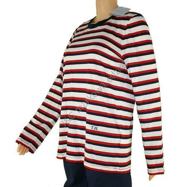 Oryginalna damska bluzka Tommy Hilfiger szt. jedwab 100% - M