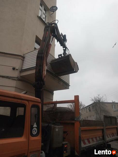 Transport HDS+ łyżka samozaładowcza wywrotka 10 t