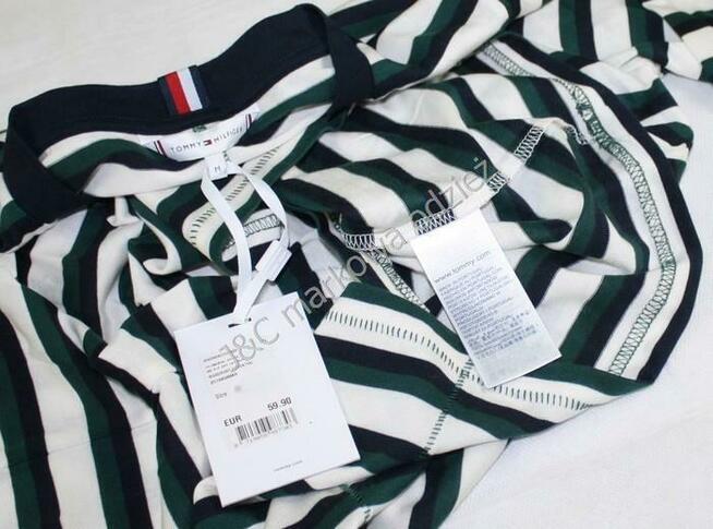 Oryginalna damska bluzka Tommy Hilfiger - 100% lyocell - L