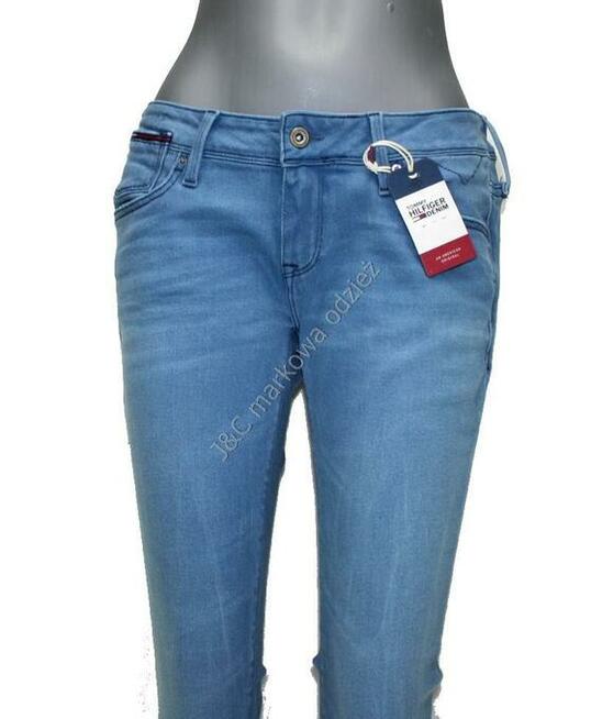 Orygin. damskie jeansy Tommy Hilfiger Natalie rurki W31/L30