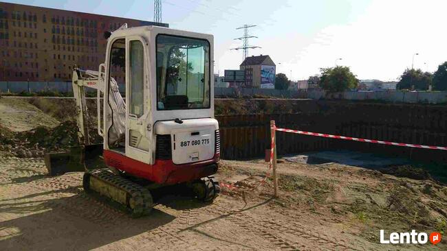 Mini koparka usługi Chrząstawa, Nadolice, Dobrzykowice