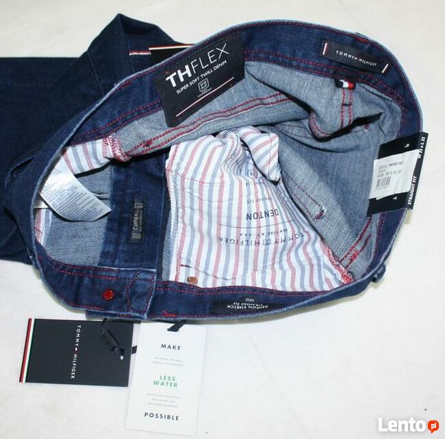 Oryginalne męskie jeansy Tommy Hilfiger Denton Str. W33/L32