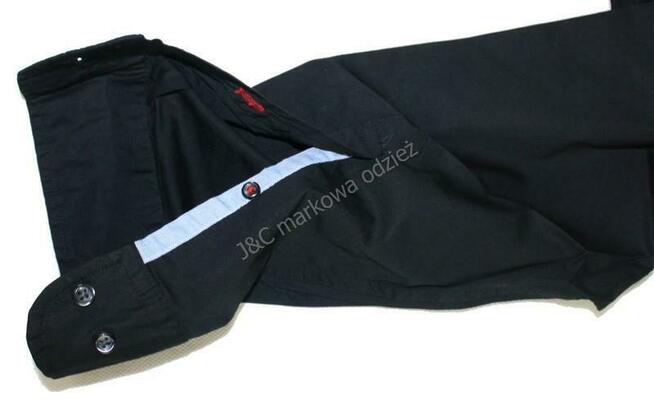 Orygin. męska koszula Tommy Hilfiger - Flag Black czarna - L