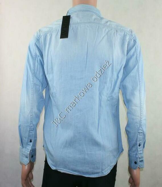 Oryginalna męska koszula Replay - Blue Jeans Regular -roz. S