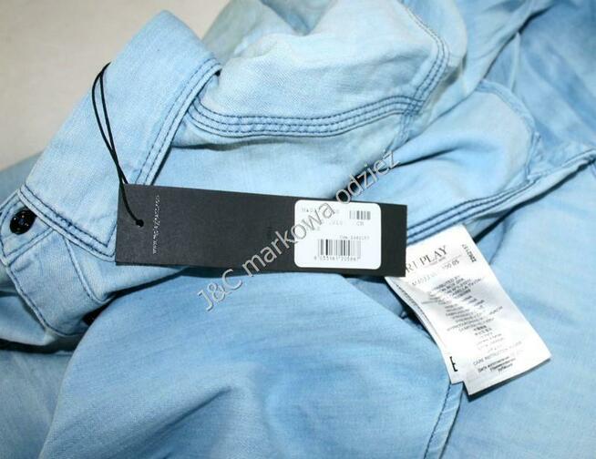 Oryginalna męska koszula Replay - Blue Jeans Regular -roz. S