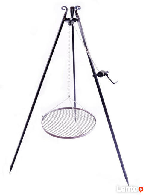 Grill kuty ogniskowy z rusztem 80 cm
