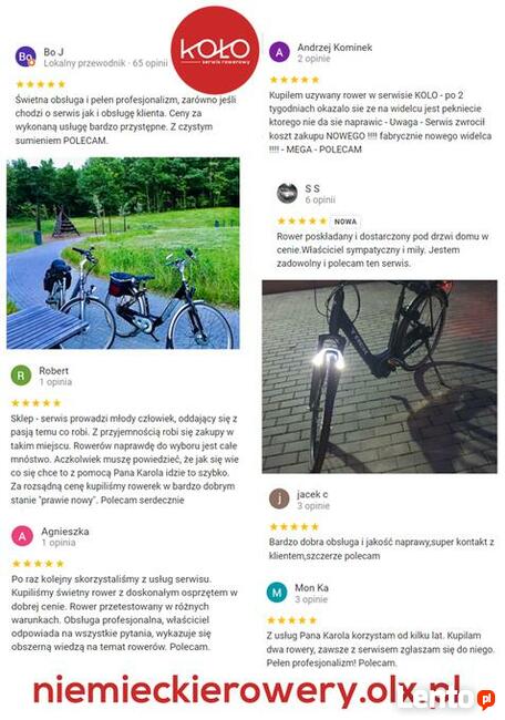 MOBILNY SERWIS ROWEROWY KOŁO Gliwice Sośnica 790.760.019