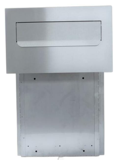 Duża przelotowa skrzynka na listy do cienkich murków