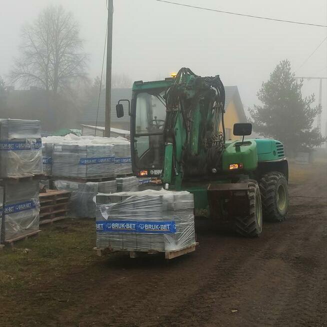Prace Ziemne Koparką obrotową=Usługi Transportowe wywrotką
