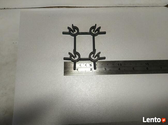 Jarzma plastikowe do słupów betonowych, płoty 90x100mm