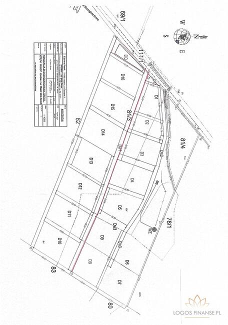 Działka budowlana Szczeglino gm. Sianów Szczeglino, Szczeglino