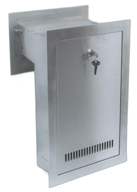 Duża przelotowa skrzynka na listy do cienkich murków