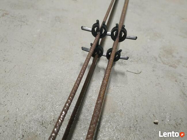 Jarzma plastikowe do słupów betonowych, płoty 90x100mm