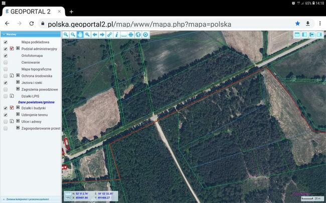 Hipolitów Piękna działka od 3000 m kw przy asfaltowej drodze