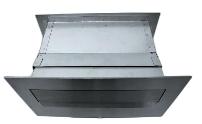 Duża przelotowa skrzynka na listy do cienkich murków