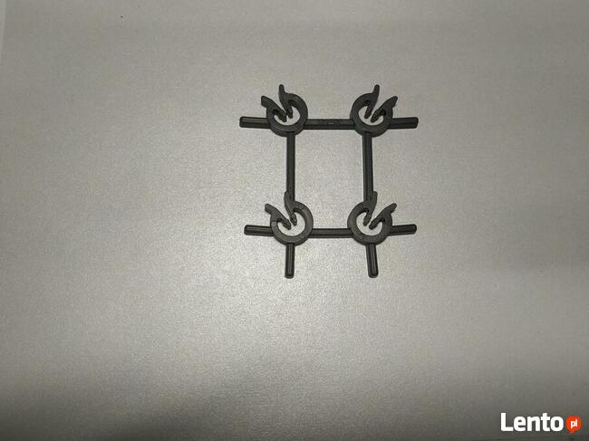 Jarzma plastikowe do słupów betonowych, płoty 90x100mm