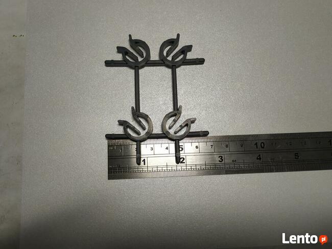 Strzemiona plastikowe słupki betonowe ogrodzenia, 75x100mm