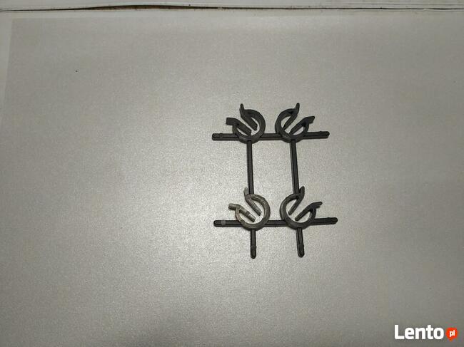 Strzemiona plastikowe słupki betonowe ogrodzenia, 75x100mm