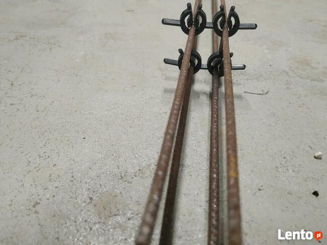 Jarzma plastikowe do słupów betonowych, płoty 90x100mm