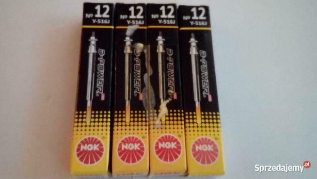 Świece żarowe NGK Y516J D-POWER12 Renault 1.9D cena za 4szt