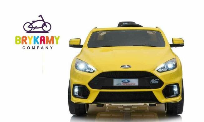 Auto na akumulator Lean Cars Ford Focus RS Żółte