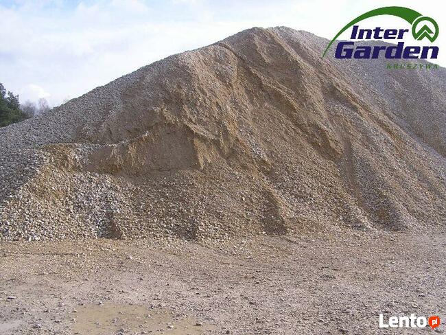 Piasek rzeczny sortowany, żwir, pospółka InterGarden
