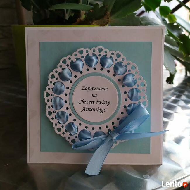 Zaproszenia na chrzest święty