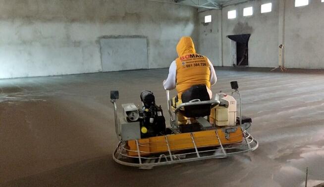 Posadzki betonowe zwykłe z mixokreta oraz przemysłowe