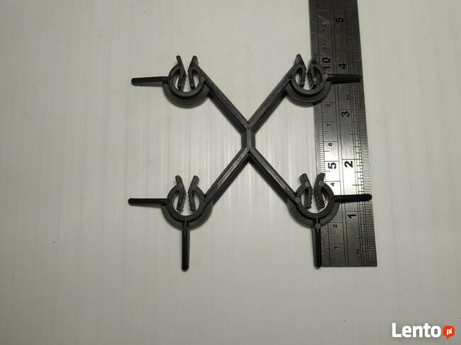 Strzemiona do słupów za szczeliną ogrodzeniowych z felcem