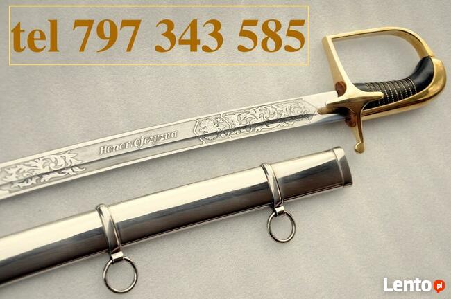 SZABLE DO SZPALERU szable oficerskie, szpaler wojskowy, szable