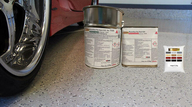 żywica do garażu, magazynu