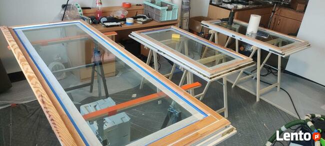 Malowanie, renowacja, serwis, naprawa okien drewnianych