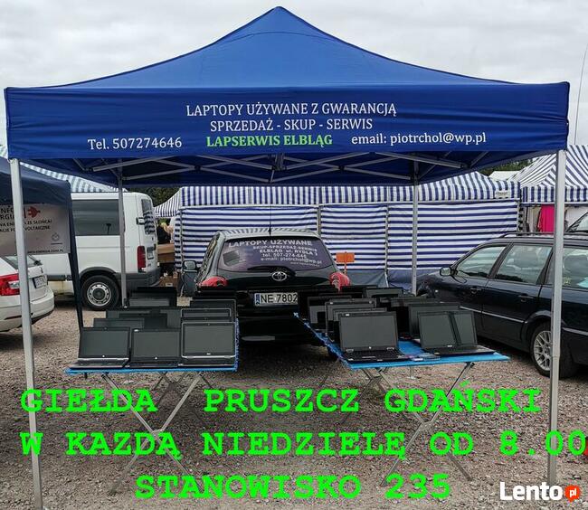 Skup - sprzedaż - serwis laptopów używanych Elbląg