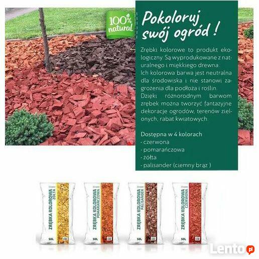 Zrębka Kolorowa / Mulcz Kolorowy / worki 50L