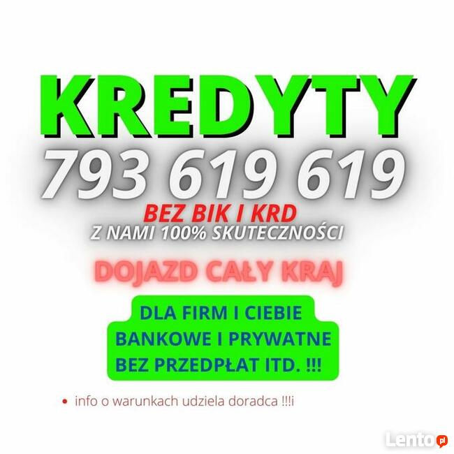 KREDYTY TYLKO TU