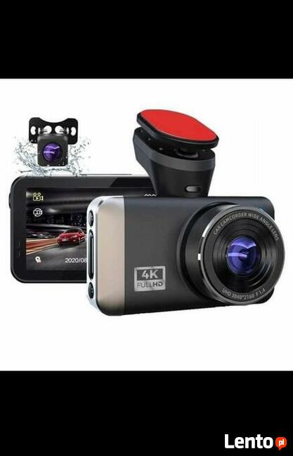 Kamera Samochodowa Rejestrator 4K GPS WIFI + Tył SONY CENA !