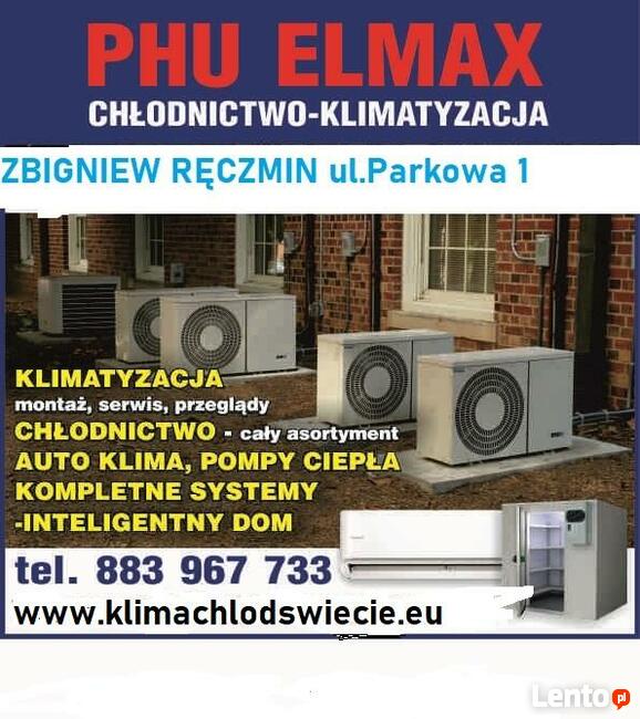 Montaż klimatyzacji, Chłodnictwo